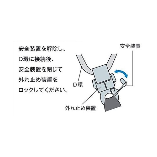 1650mm ツインランヤード (フルハ