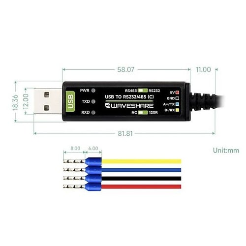 Waveshare USB − RS23
