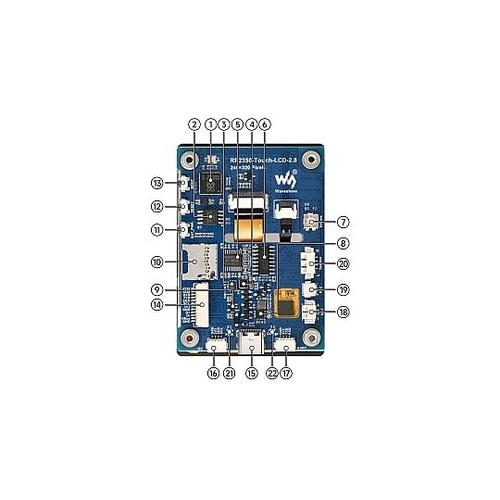RP2350搭載 2.8インチ 静電容量