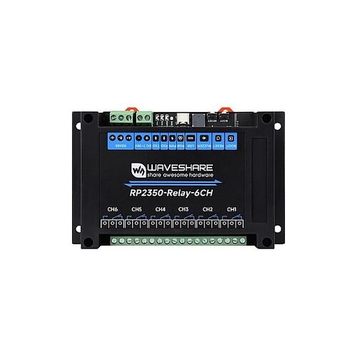 RP2350搭載6chリレーモジュール(