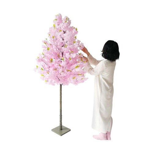 ボリューム桜立ち木(造花) 高さ200c