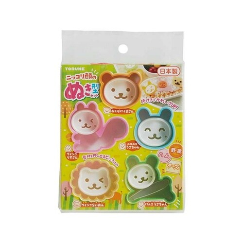 ニッコリ顔のぬき型セット