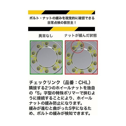チェックリンクボルト緩みインジケーター
