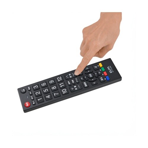 テレビリモコン ブラック RC−TV10