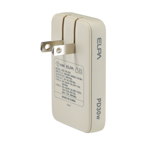 フラットUSBアダプター PD30W ベ