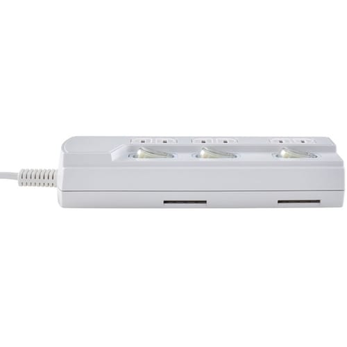 LEDSW付タップ 3P 1M WLK−