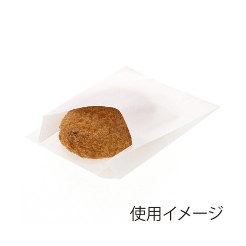 NF(ノンフッ素)耐油ポテト袋 M 白無