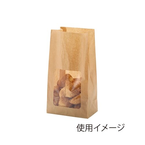 NF(ノンフッ素)窓付耐油角底袋 15−