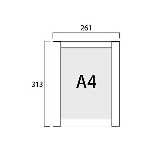 フラットオープンパネル A4 FOPA−