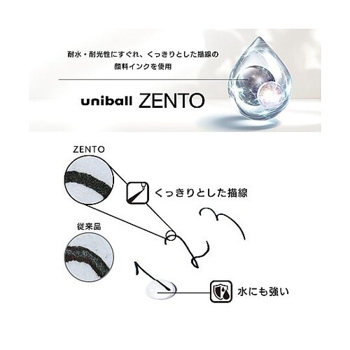 uniball ZENTOベーシック 青