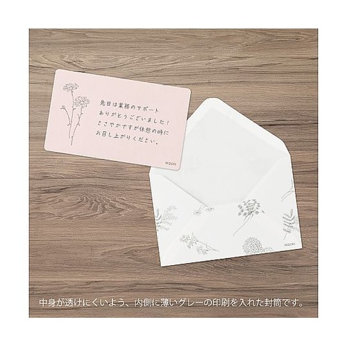 カードセット<名刺サイズ> 花色和紙 1