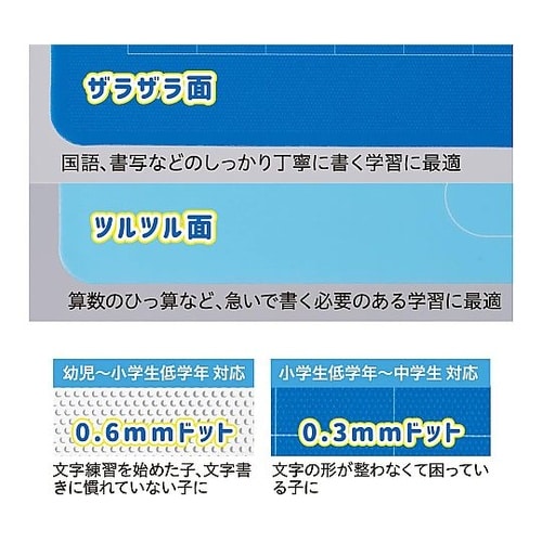 魔法のザラザラ下敷A4 クリアー U10
