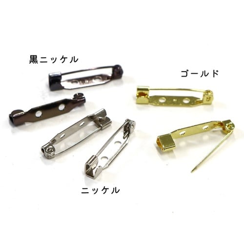 造花ピン 25mm ニッケル 10本入