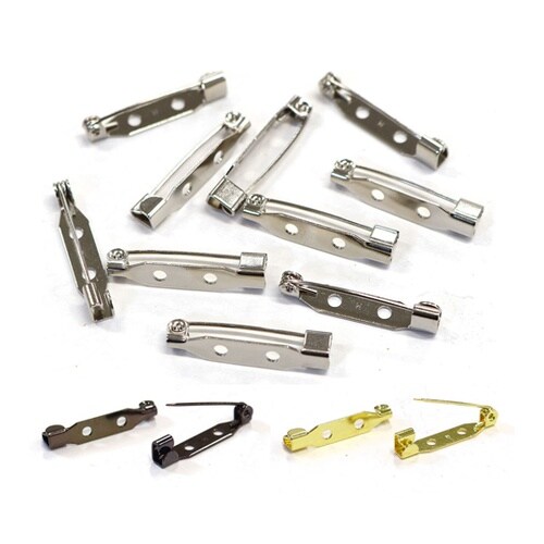 造花ピン 25mm ニッケル 10本入