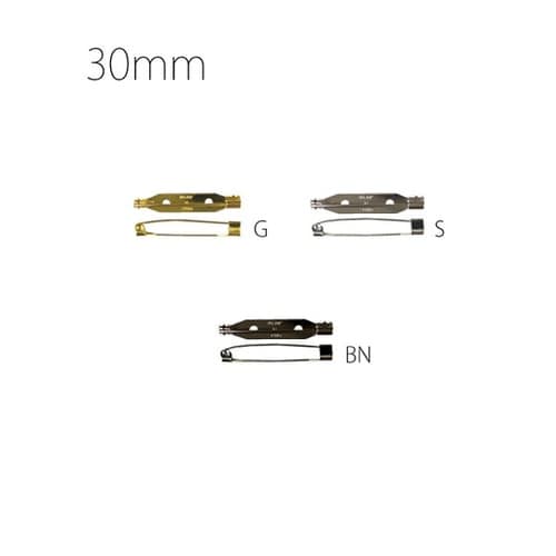 造花ピン 30mm 黒ニッケル 10本入
