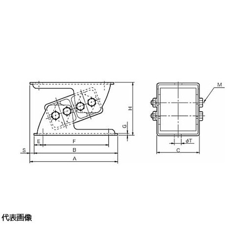 ロスタ防振マウント ESL ESL−27