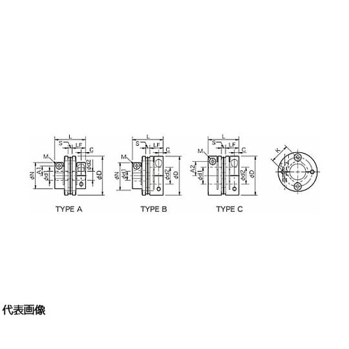 サーボフレックスカップリング SFCモデ