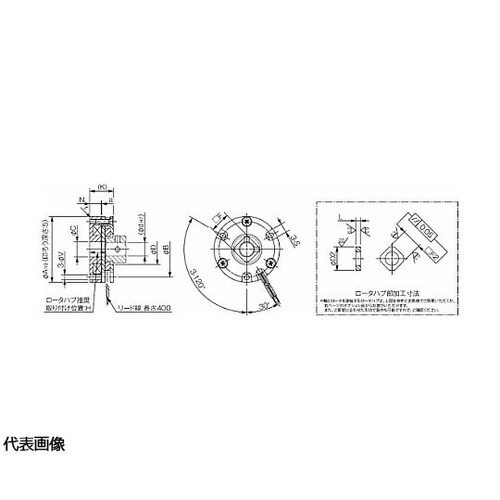 無励磁作動形ブレーキ BXR−LE BX