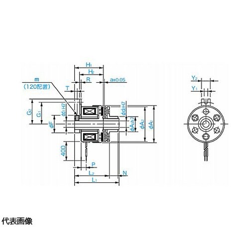 マイクロ励磁作動形クラッチ 102(ベア