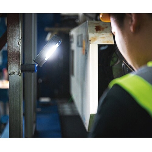 充電式LEDハンドランプ 360°回転ス