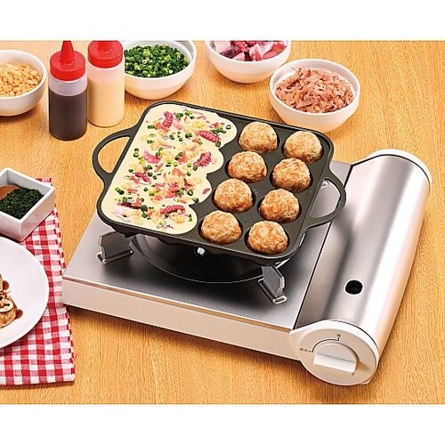 元祖やきやき ダイカストたこ焼器16穴