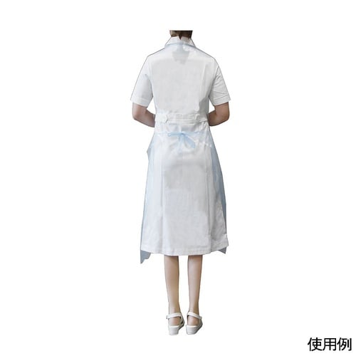 PEエプロン優 ロング ブルー 1ケース