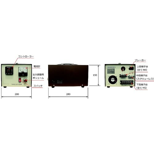 ボックス型温度調節器 SCR−S30−S