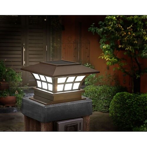 LEDソーラー灯篭 1セット(2個入)