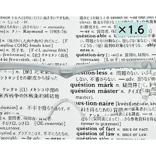 メガネ型拡大鏡 「ダブルルーペ」ホワイト