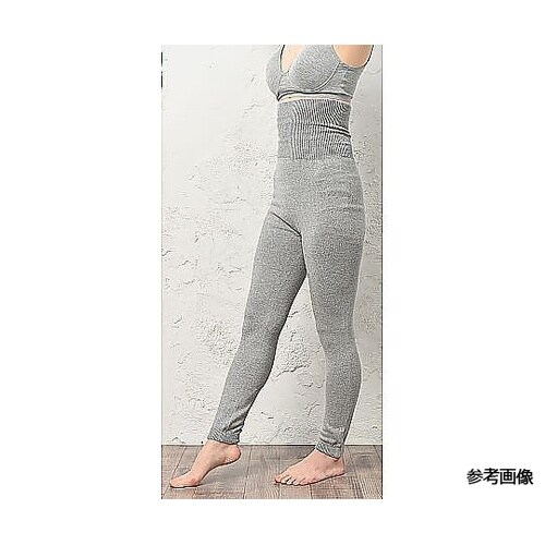 無縫製 健康腹巻付きパンツ 3分丈グレー