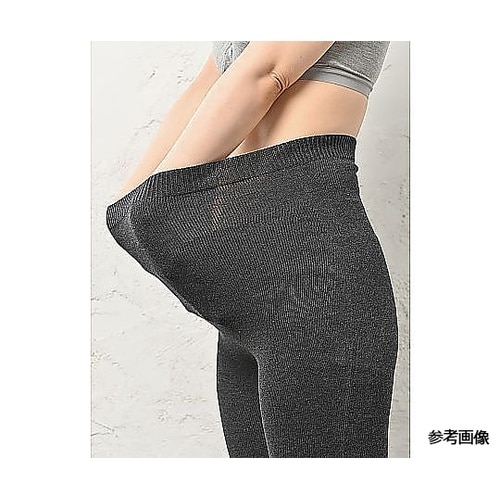 無縫製 健康腹巻付きパンツ 3分丈ブラッ