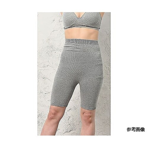 無縫製 健康腹巻付きパンツ 3分丈ブラッ