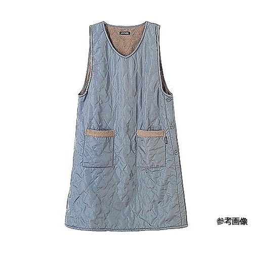 裏ボア付キルト加工 あったかロングエプロ