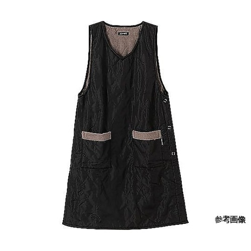 裏ボア付キルト加工 あったかロングエプロ