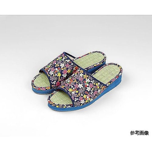和柄美脚サンダル 花柄金襴 ピンク Lサ