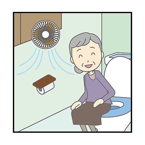 充電式首振り扇風機
