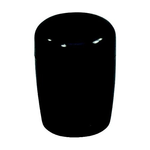 イス脚キャップバラパイプ用 黒丸15mm
