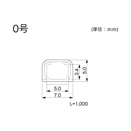 光ファイバ配線用オプトモール0号(テープ