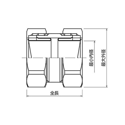 ステンレス中間接続コネクタ 1箱(10個