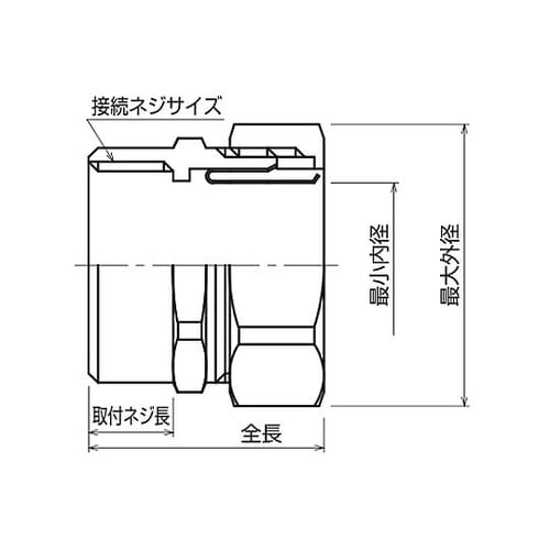厚鋼ステンレスネジ付パイコン 1箱(10