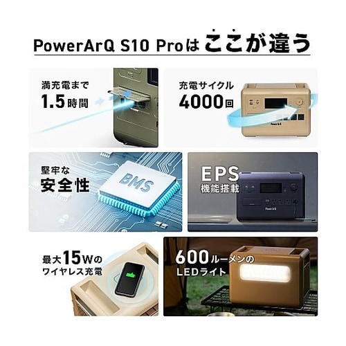 S10 Pro ポータブル電源 1024