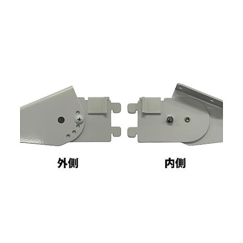 ピラシェル角度調整棚受 左用 黒 WPS