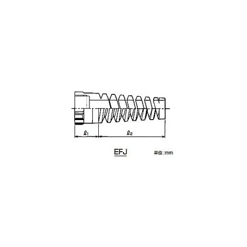 樹脂製リリーフ袋ナット EFJ16BK