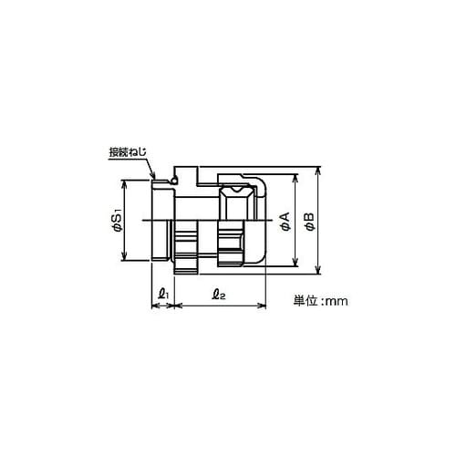樹脂製おねじ付きコネクタ EOPG081