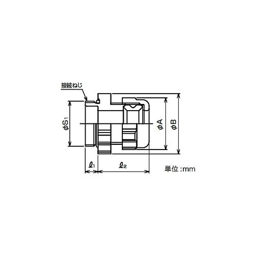 樹脂製おねじ付きコネクタ EOPG202