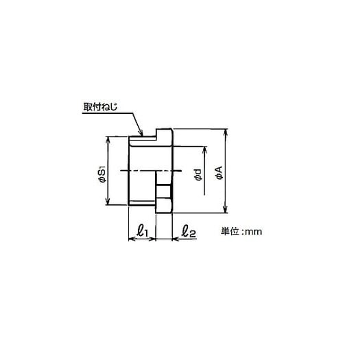 絶縁ブッシング めねじ用 HBIOG36