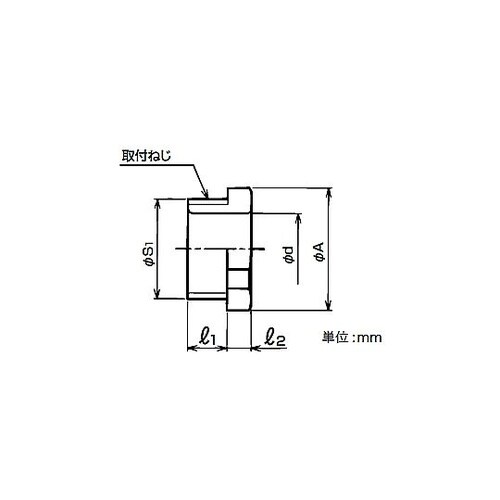 絶縁ブッシング めねじ用 HBIOG54
