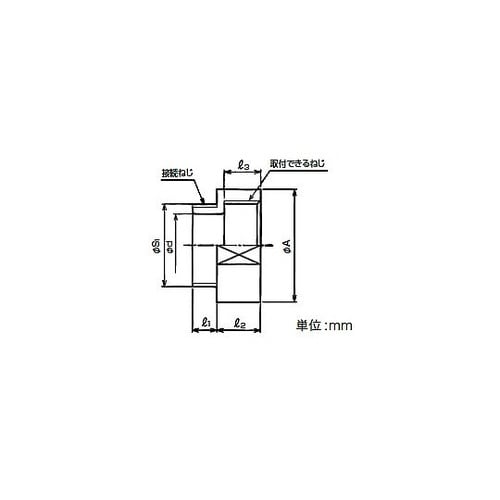樹脂製変換ハブ HHPGG1316
