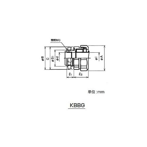 ケイフレックス用コネクタ KBBG 70