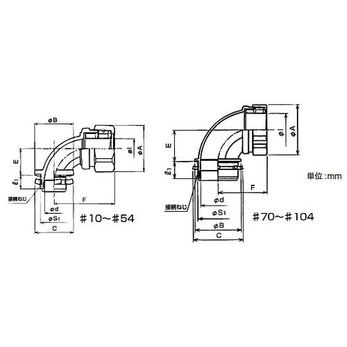 ケイフレックス90゜コネクタ KM90B